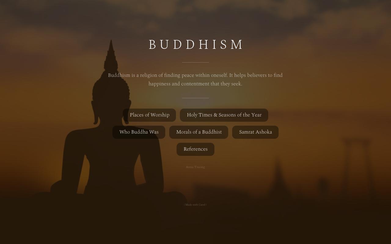 Carrd profile picture for @buddhism